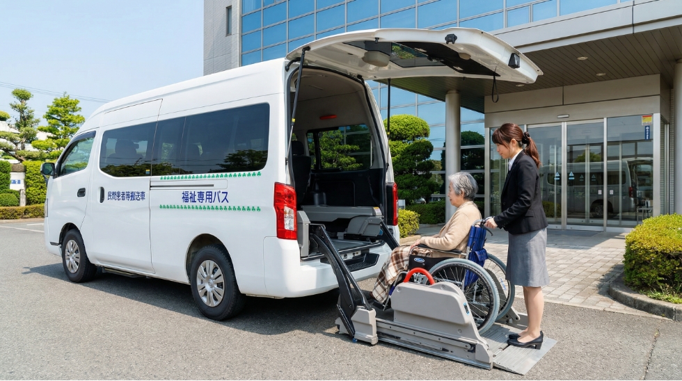 福祉車両の様子